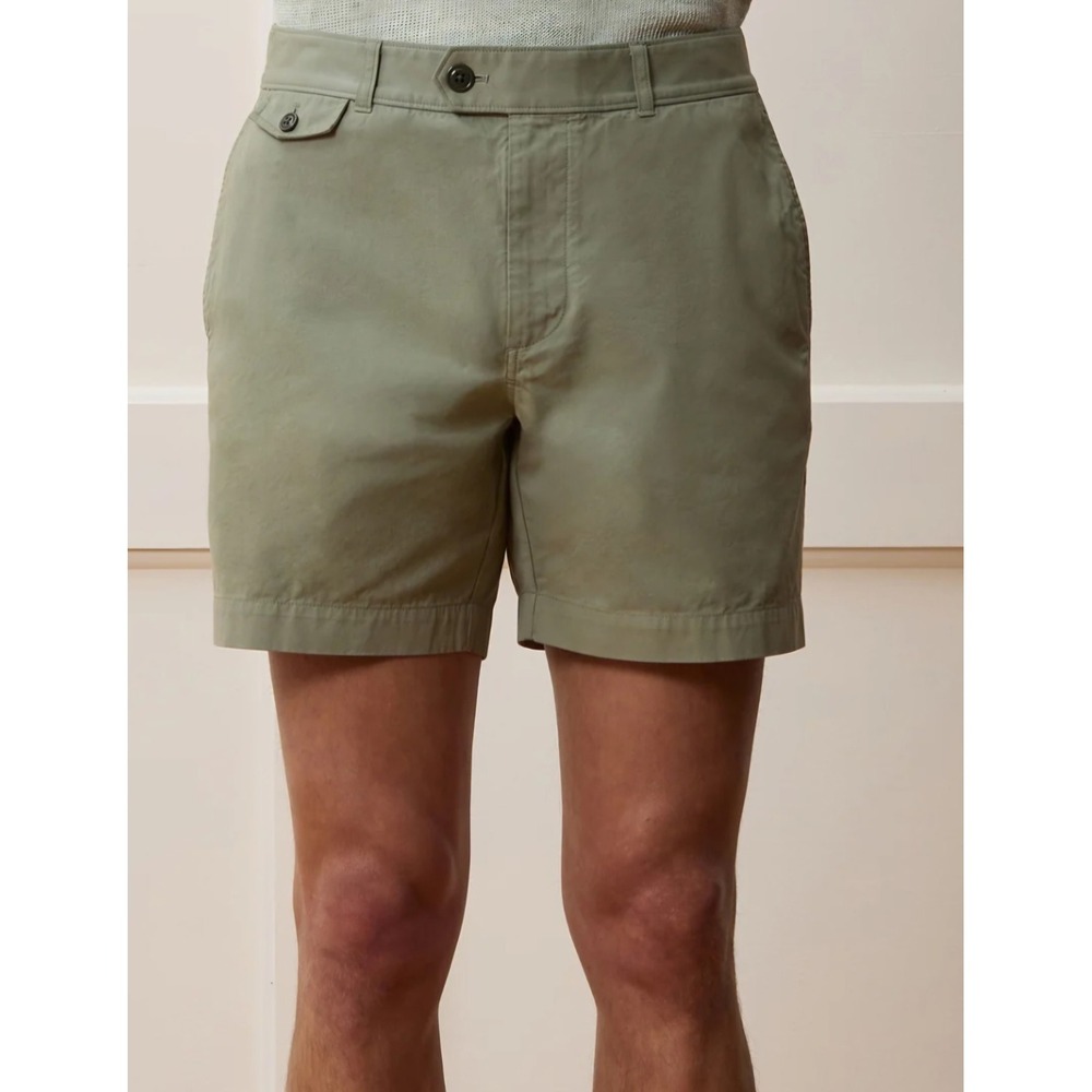 Todd Snyder Mens Hudson Chino Shorts Size 32 Olive Green Preppy Hamptons